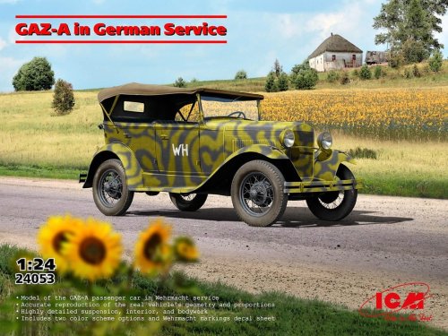 Przejdź do produktu ICM 24053 - 1:24 GAZ-A in German Service