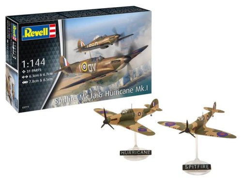Przejdź do produktu Revell 73771 - 1:144 Spitfire Mk.Ia & Hurricane Mk.I modele z farbami
