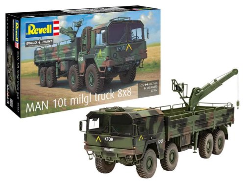 Przejdź do produktu Revell 03367 - 1:35 MAN 10t milgl Truck 8x8