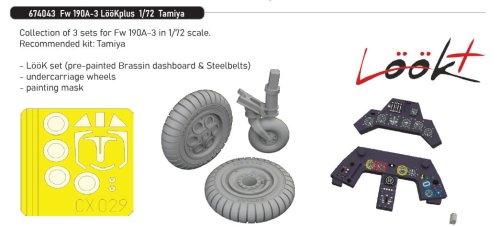 Przejdź do produktu Eduard 674043 - 1:72 Fw 190A-3 LööKplus