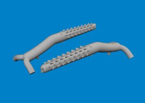 Eduard 6481128 - 1:48 DB-7B Boston III porcupine flame dampers Print 3D