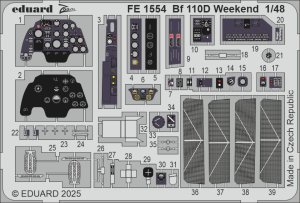 Eduard FE1554 - 1:48 Bf 110D Weekend
