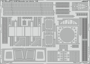 Eduard 491553 - 1:48 B-26F Marauder rear interior