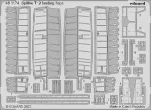 Eduard 481174 - 1:48 Spitfire Tr.9 landing flaps