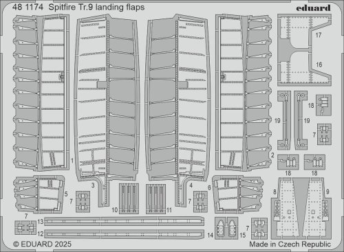 Przejdź do produktu Eduard 481174 - 1:48 Spitfire Tr.9 landing flaps