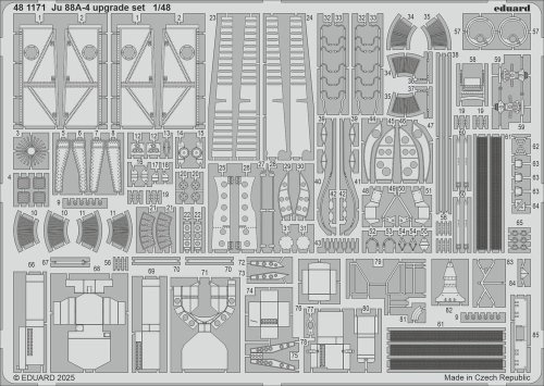 Przejdź do produktu Eduard 481171 - 1:48 Ju 88A-4 upgrade set