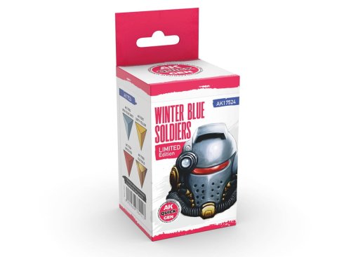 Przejdź do produktu AK Interactive 17524 - Zestaw farb Quick Gen Winter Blue Soldiers
