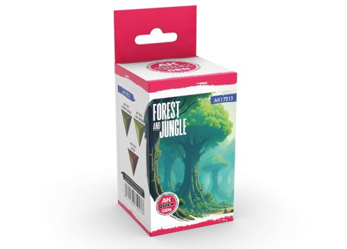 Przejdź do produktu AK Interactive 17513 - Zestaw farb Quick Gen Forest & Jungle