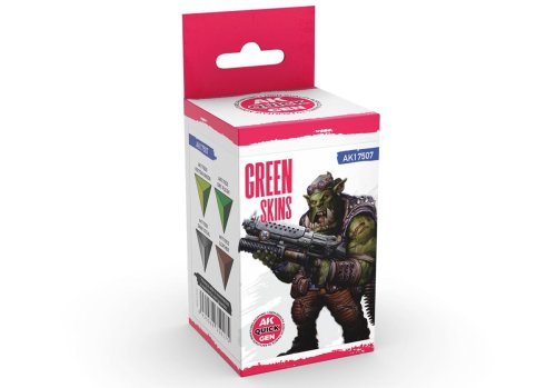 Przejdź do produktu AK Interactive 17507 - Zestaw farb Quick Gen Green Skins
