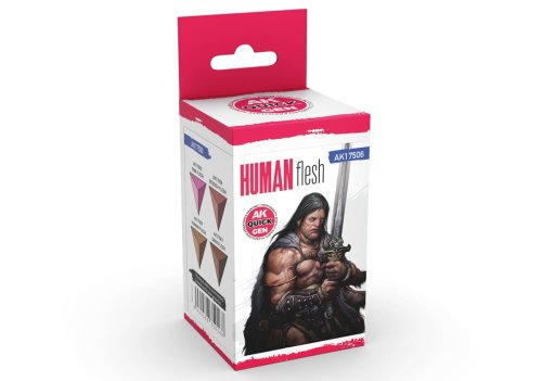 Przejdź do produktu AK Interactive 17506 - Zestaw farb Quick Gen Human Flesh