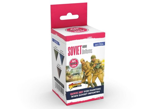 Przejdź do produktu AK Interactive 17504 - Zestaw farb Quick Gen Soviet Uniforms