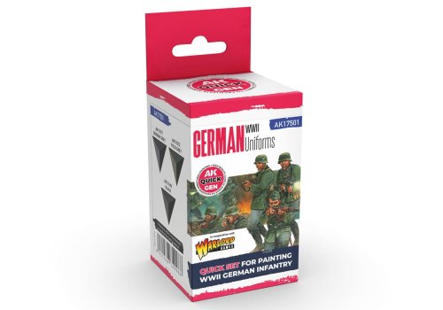 Przejdź do produktu AK Interactive 17501 - Zestaw farb Quick Gen German Uniforms