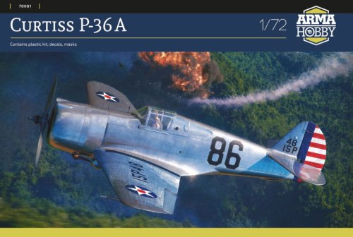 Przejdź do produktu Arma Hobby 70081 - 1:72 Curtiss P-36A