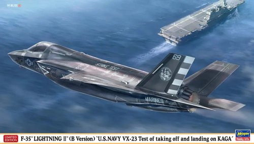 Przejdź do produktu Hasegawa 02488 - 1:72 F-35 Lightning II B Version U.S. Navy VX-23 Test of Taking Off and Landing on Kaga