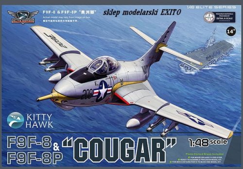 Przejdź do produktu KITTY HAWK 80127 - 1:48 F9F-8 & F9F-8P Cougar