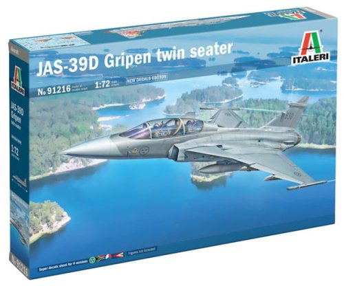 Przejdź do produktu Italeri 91216 - 1:72 JAS-39D Gripen Twin Seater