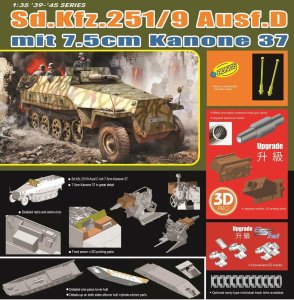 Dragon 6516 - 1:35 Sd.Kfz. 251/9 Ausf. D mit 7,5 cm Kanone 37