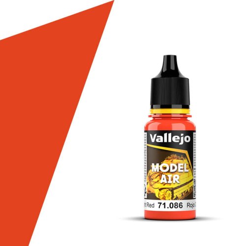 Przejdź do produktu VALLEJO 71086 - Farba akrylowa Light Red 17 ml - Model Air