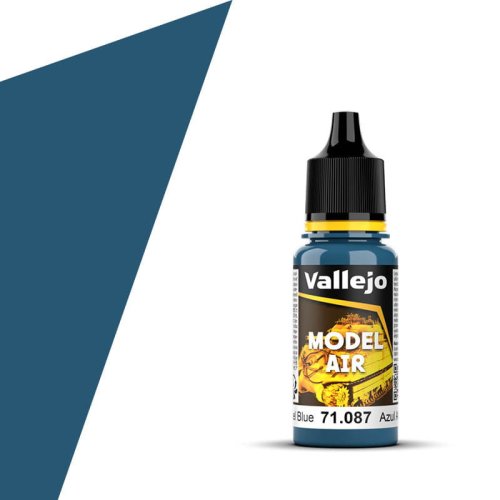 Przejdź do produktu VALLEJO 71087 - Farba akrylowa Steel Blue 17 ml (RAL5013) - Model Air