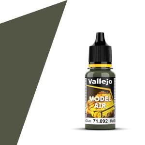 VALLEJO 71092 - Farba akrylowa Medium Olive 17 ml (RAL6003) - Model Air