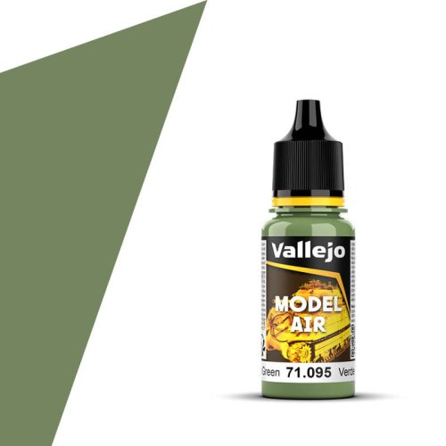 Przejdź do produktu VALLEJO 71095 - Farba akrylowa Pale Green 17 ml (RAL6011) - Model Air