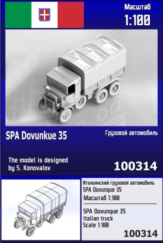 Przejdź do produktu Zebrano Z100-314 - 1:100 SPA Dovunque 35 Italian Truck