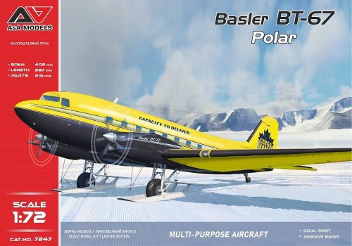 Przejdź do produktu A&A Models 7247 - 1:72 Basler BT-67 Polar