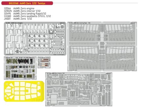 Przejdź do produktu Eduard BIG33168 - 1:32 A6M5 Zero