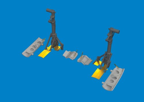 Przejdź do produktu Eduard 6481142 - 1:48 P-40N undercarriage legs Print 3D