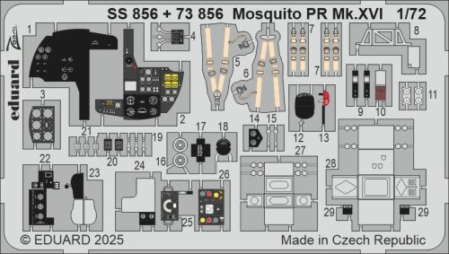 Przejdź do produktu Eduard SS856 - 1:72 Mosquito PR Mk.XVI