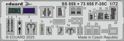 Przejdź do produktu Eduard SS855 - 1:72 F-35C