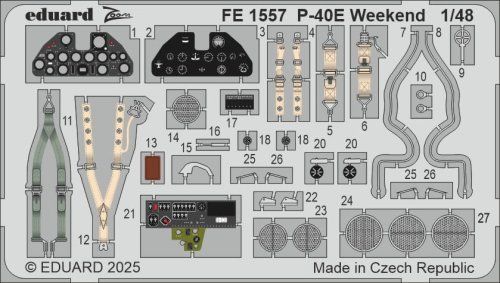 Przejdź do produktu Eduard FE1557 - 1:48 P-40E Weekend