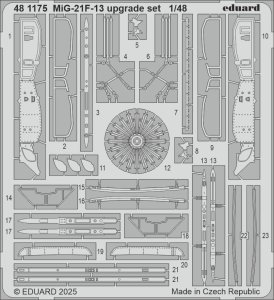 Eduard 481175 - 1:48 MiG-21F-13 upgrade set