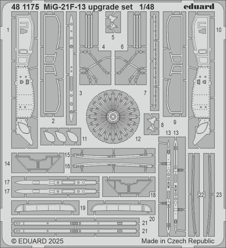 Przejdź do produktu Eduard 481175 - 1:48 MiG-21F-13 upgrade set