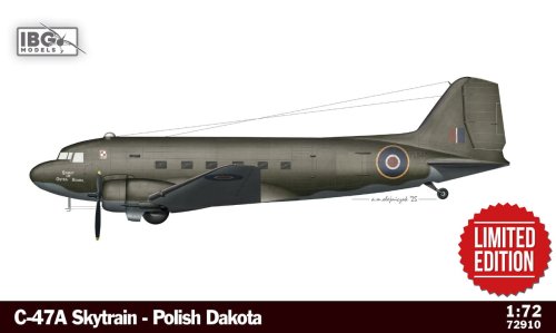 Przejdź do produktu IBG 72910 - 1:72 C-47A Skytrain Polish Dakota - Limited Edition