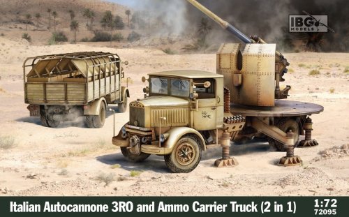 Przejdź do produktu IBG 72095 - 1:72 Italian Autocannonce 3Ro and Ammo Carrier Truck 2 in 1