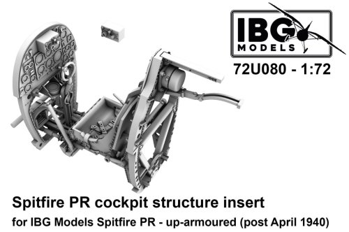 Przejdź do produktu IBG 72U080 - 1:72 Spitfire PR cockpit structure insert - up-armoured post April 1940
