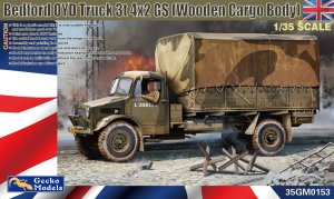 Gecko Models 35GM0153 - 1:35 Bedford OYD Truck 3t 4x2 GS Wooden Cargo Body
