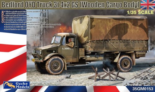 Przejdź do produktu Gecko Models 35GM0153 - 1:35 Bedford OYD Truck 3t 4x2 GS Wooden Cargo Body