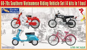 Gecko Models 35GM0133 - 1:35 60-70’s Southern Vietnamese Riding Vehicle Set