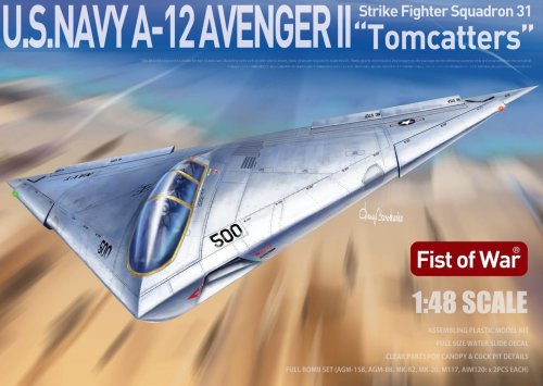 Przejdź do produktu Modelcollect UA48001 - 1:48 U.S. Navy A-12 Avenger II