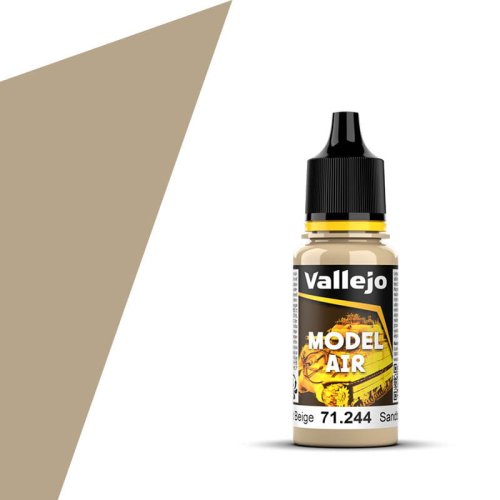 Przejdź do produktu VALLEJO 71244 - Farba akrylowa Sand Beige 17 ml (RAL1039) - Model Air
