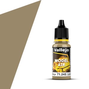 VALLEJO 71245 - Farba akrylowa Loam Beige 17 ml (RAL1040) - Model Air