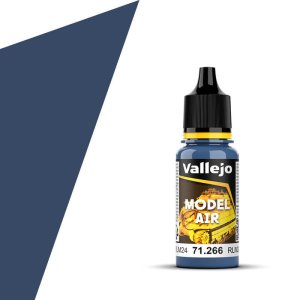 VALLEJO 71266 - Farba akrylowa Dark Blue 17 ml (RLM24) - Model Air