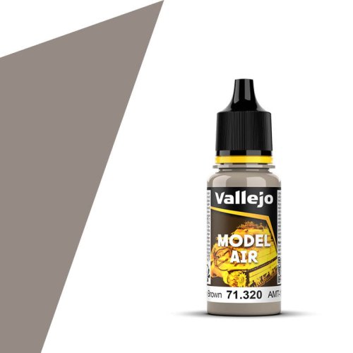 Przejdź do produktu VALLEJO 71320 - Farba akrylowa AMT-1 Light Greyish Brown 17 ml - Model Air