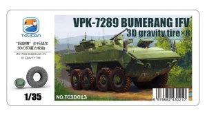 Zimi Model Toucan 3D013 - 1:35 VPK-7289 Bumerang IFV 3D Gravity Tire 8 pcs