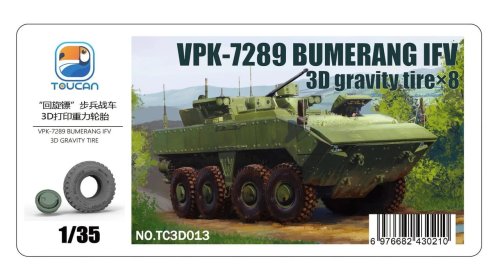 Przejdź do produktu Zimi Model Toucan 3D013 - 1:35 VPK-7289 Bumerang IFV 3D Gravity Tire 8 pcs
