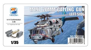 Zimi Model Toucan 3D008 - 1:35 M197 20 mm Gatling Gun Left Side for Knighthawk MH-60S