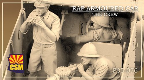 Przejdź do produktu Copper State Models F35076 - 1:35 RAF Armoured Car The Crew
