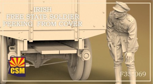Przejdź do produktu Copper State Models F35069 - 1:35 Irish Free State Soldier Peeking from Cover